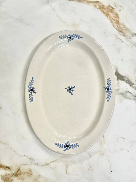 Hand-painted Margot Serving Plate, Blue