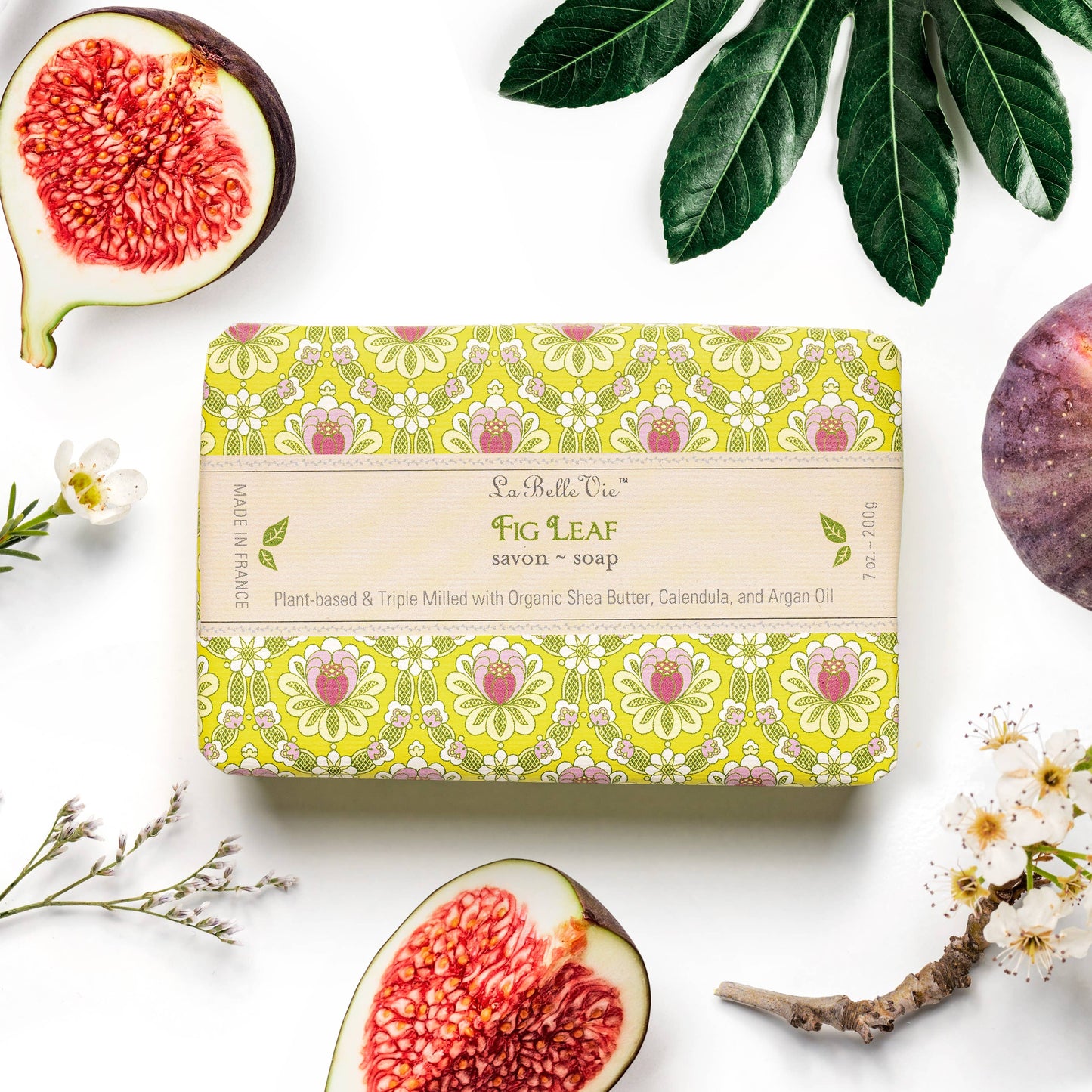 La Belle Vie Fig Leaf Soap - 7oz/ 200g
