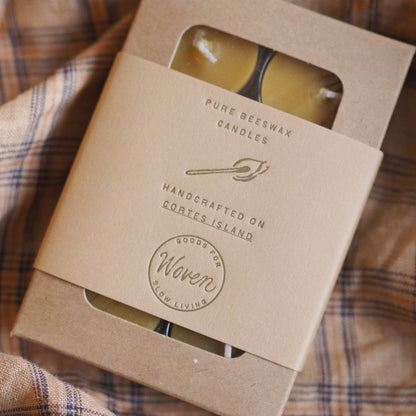 Beeswax T-lights 6 pack