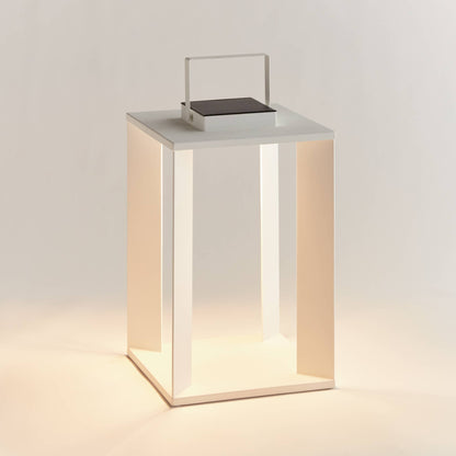 Hanley Cordless Solar Lantern 18" - White