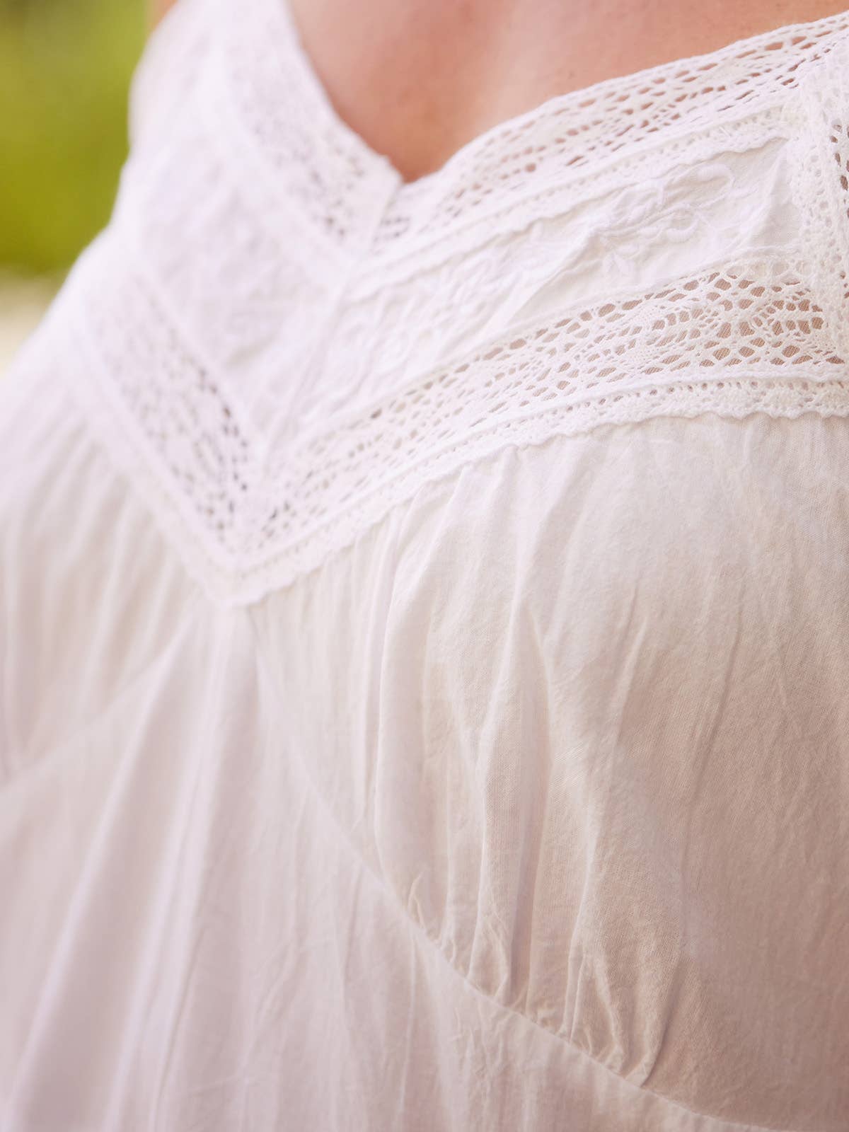 Valerie Slip - White