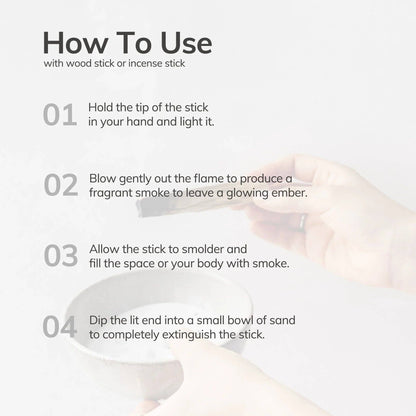 Palo Santo Incense Sticks – 7 Hand-Rolled Sticks from Peru