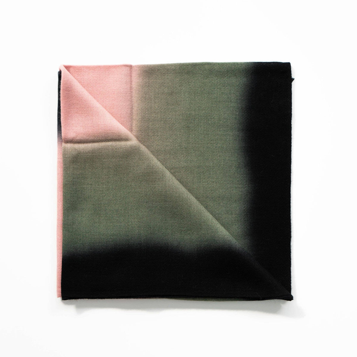 Iris Kiwi Cashmere Merino Handwoven Modern Artisanal Scarf