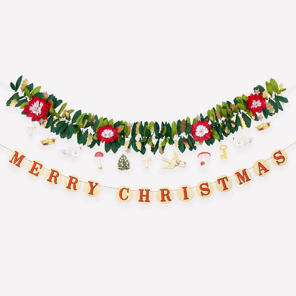 Meri Meri x John Derian Christmas Garland Set