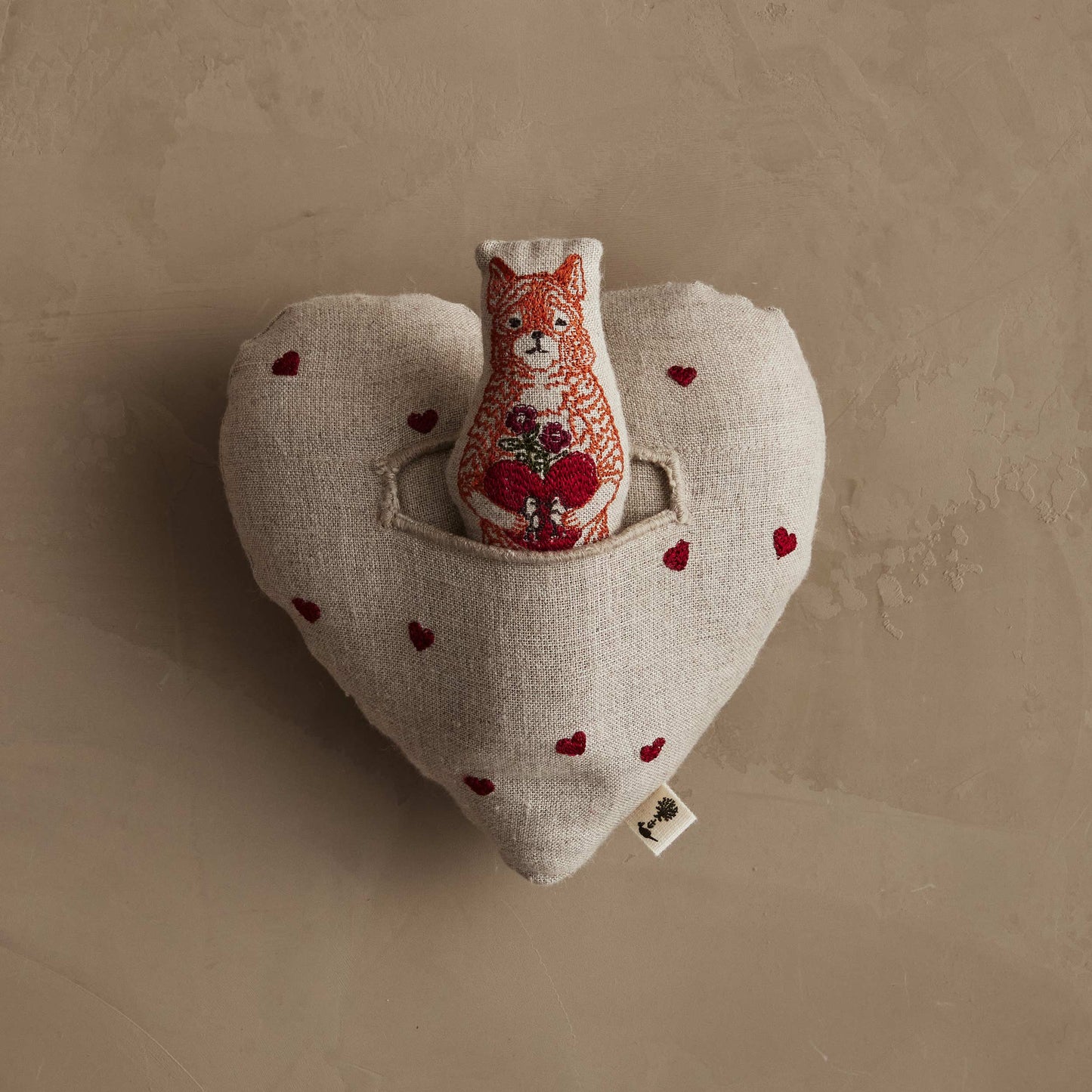 Fox Heart Pocket Valentine