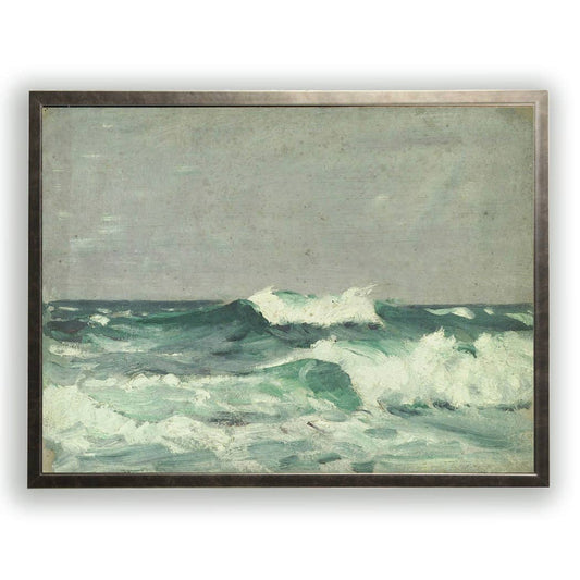 Vintage oil painting reproduction of landscape Z