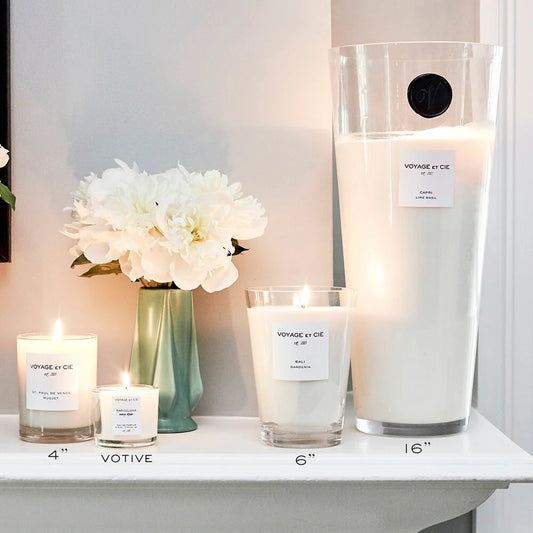 Voyage et Cie Candle 6" - Vase 20oz
