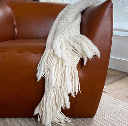 Chunky Wool Throw
