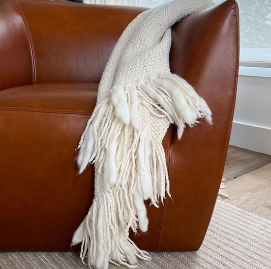 Chunky Wool Throw