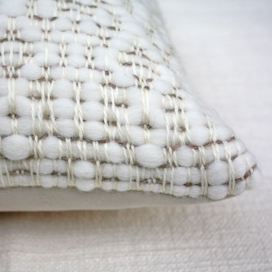 Old King Farmhouse Pillow - Handwoven