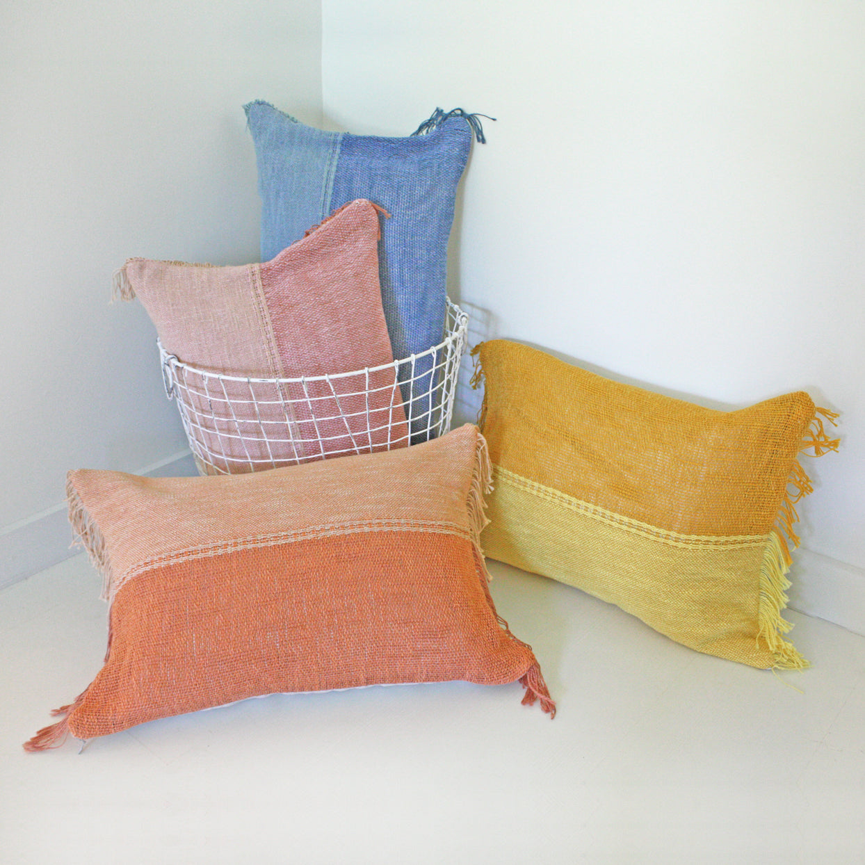 Paradiso Linen Cushions - Handwoven