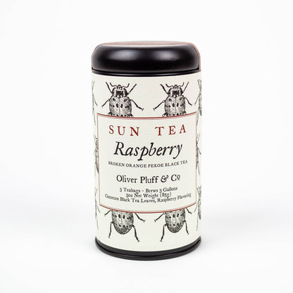 Raspberry Sun Tea