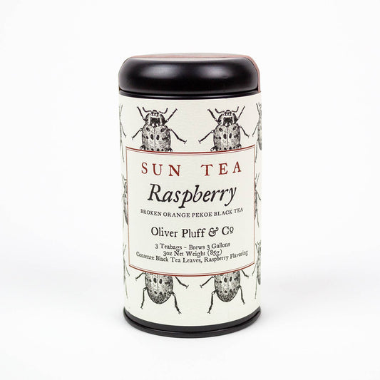 Raspberry Sun Tea