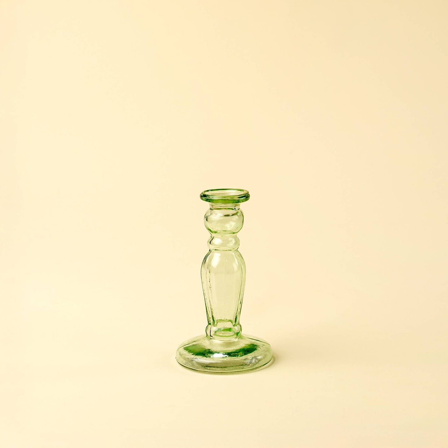 Vero Glass Candlestick S, Green