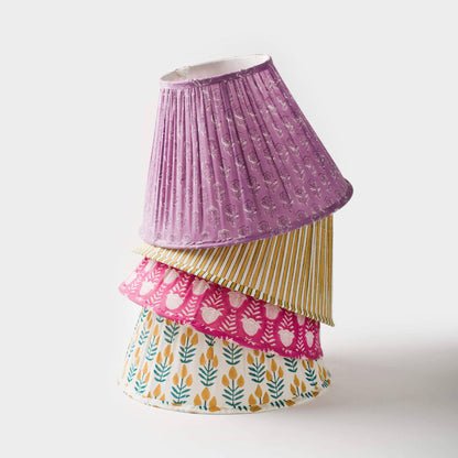 Candy Stripe Gathered Lampshade