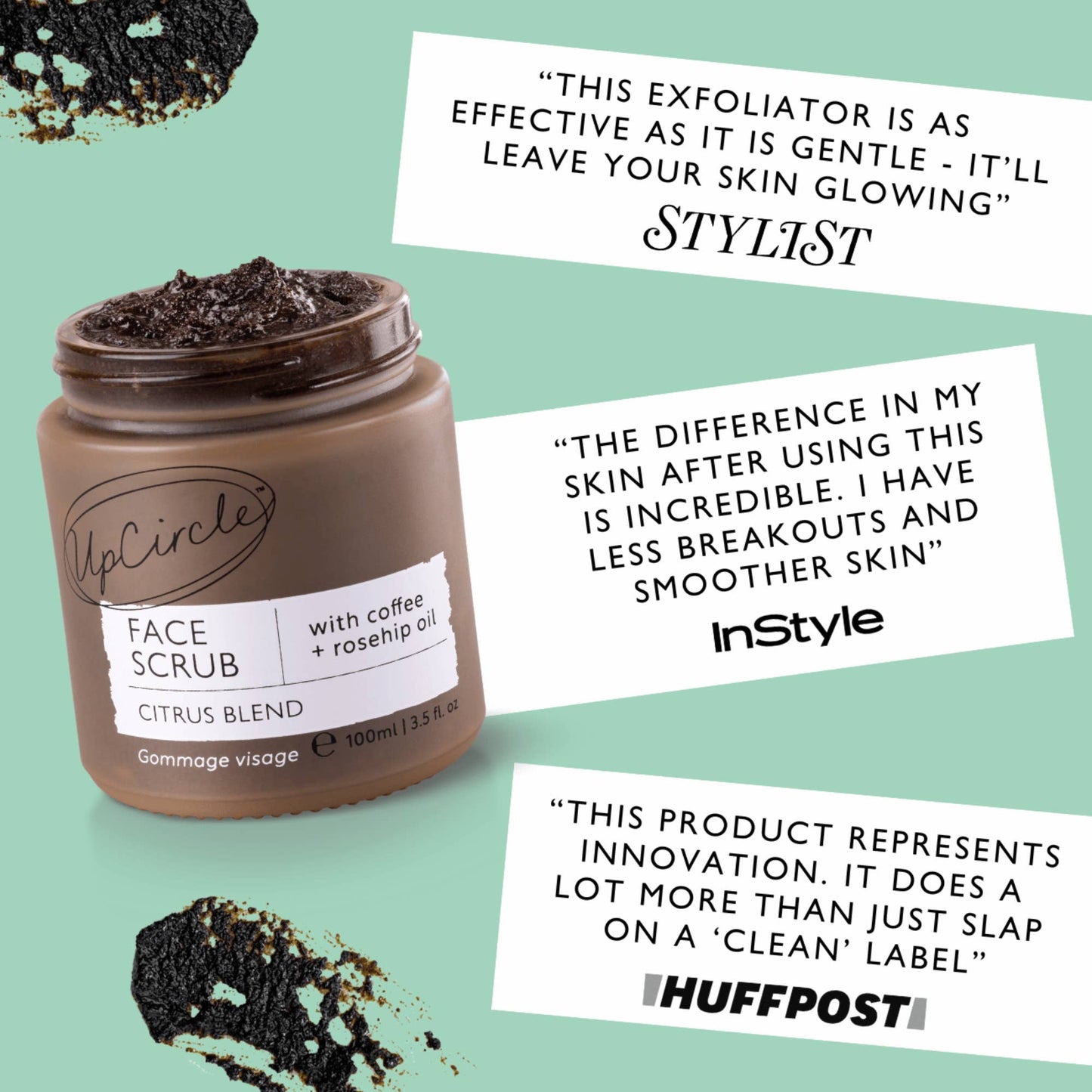 Coffee Eco Friendly Face Scrub [Citrus]