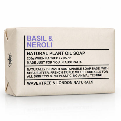 Wavertree & London Naturals Soap bar -  Basil & Neroli