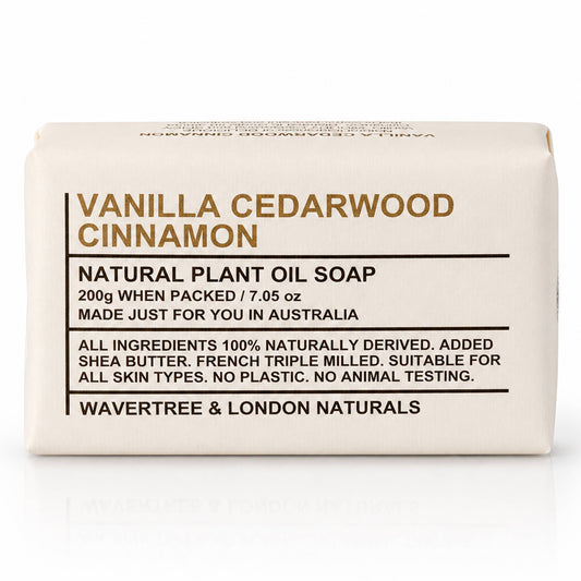 Wavertree & London Naturals Soap bar -  Vanilla Cedarwood