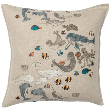 Swim Team Pillow - Embroidered