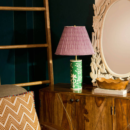 Daisy Gathered Floral Lampshade