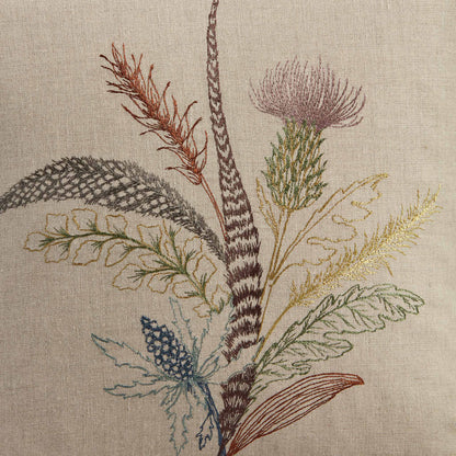Thistle Pillow - Embroidered