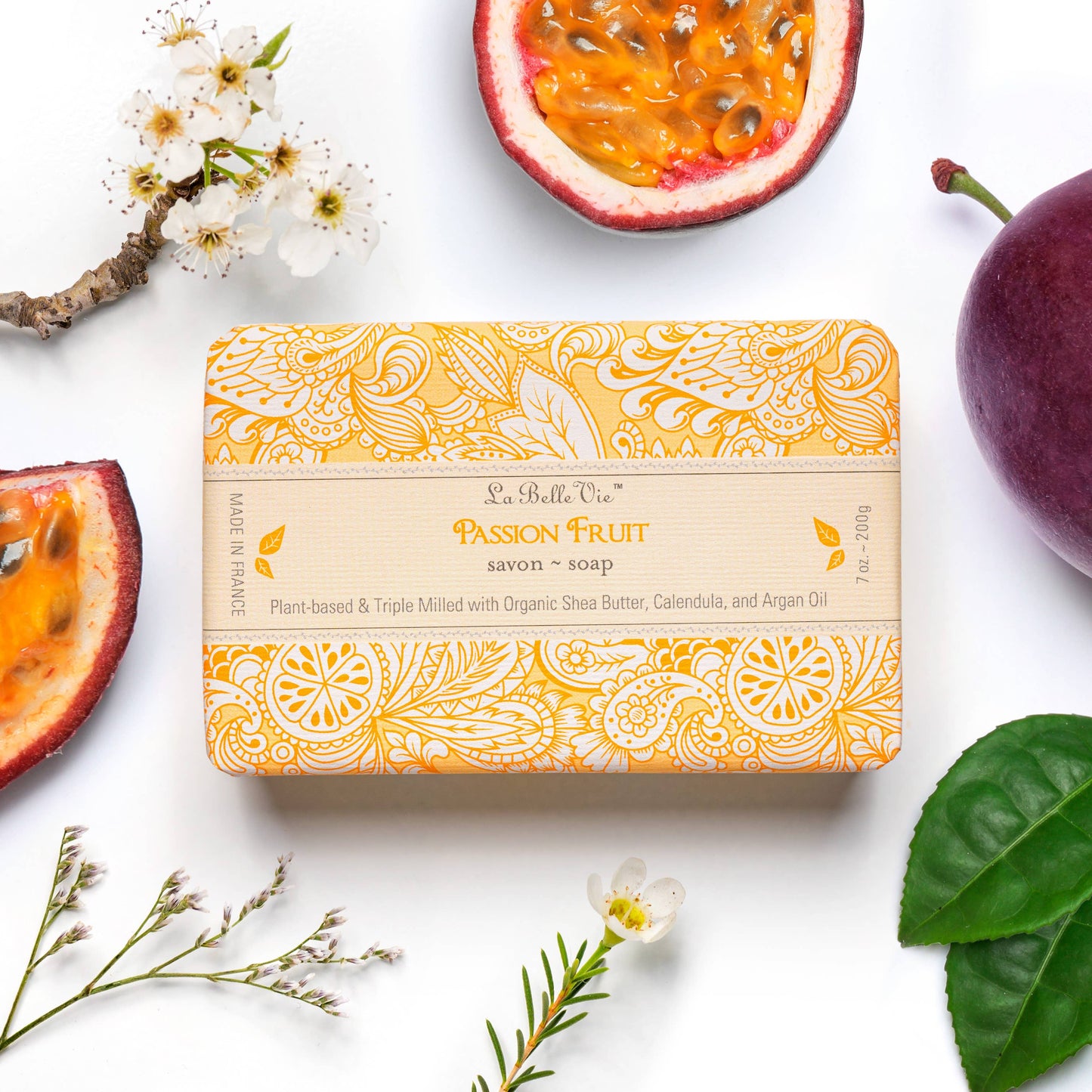 La belle Vie Passion Fruit Soap - 7oz/ 200g