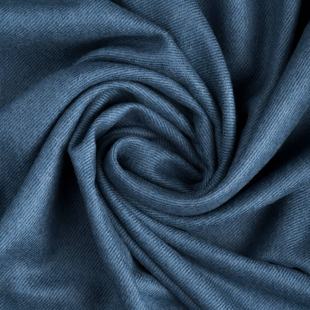 100% Baby Alpaca Throw - Blue Jean
