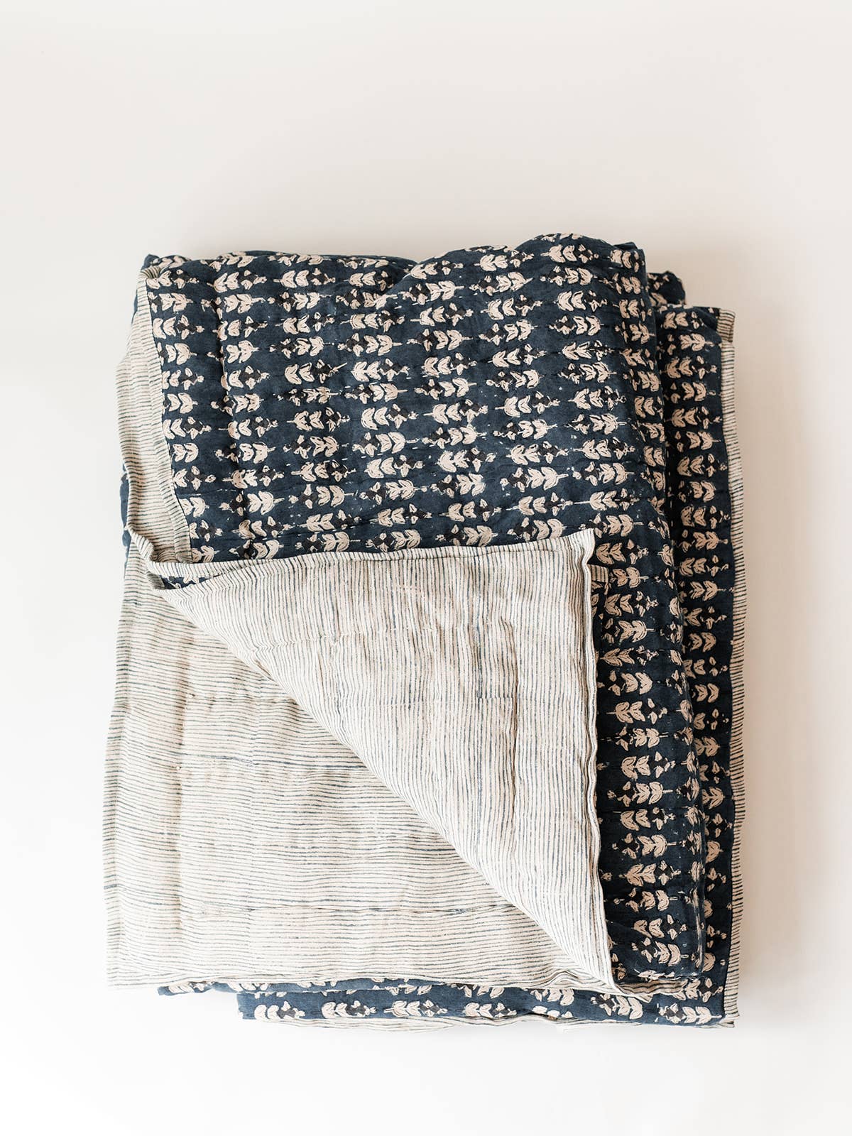 Blossom Block Print Quilt