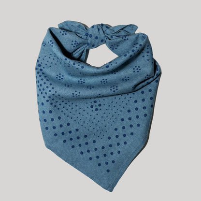 Natural Dye Silk Bandana | Indigo