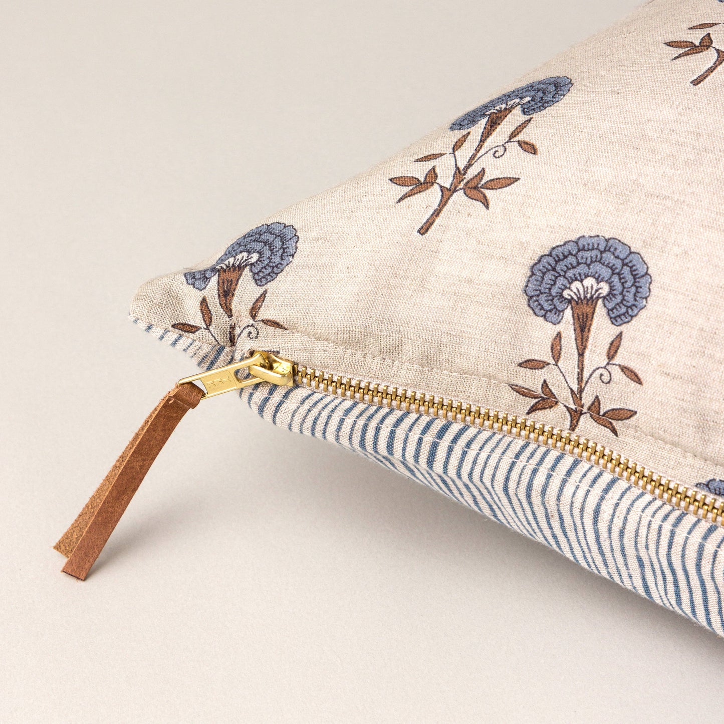 Heritage Block Print Pillow