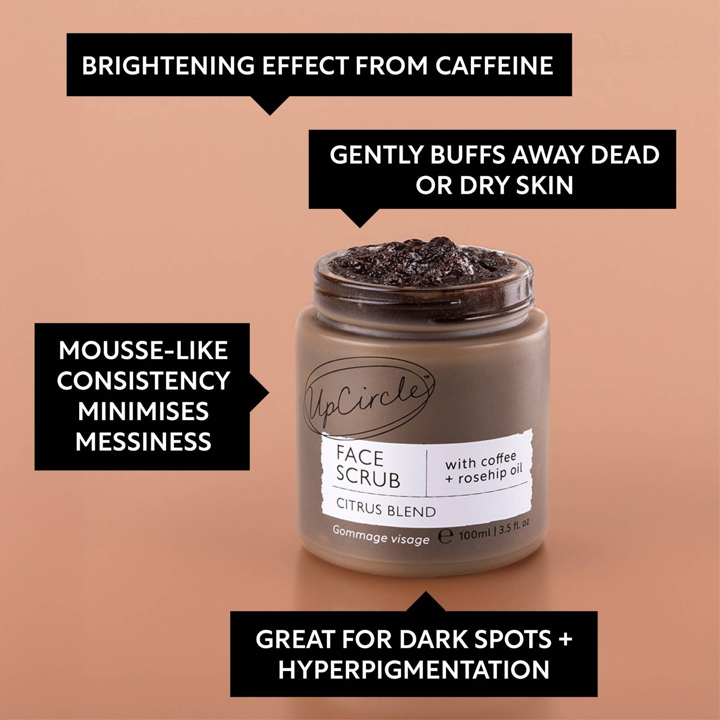 Coffee Eco Friendly Face Scrub [Citrus]