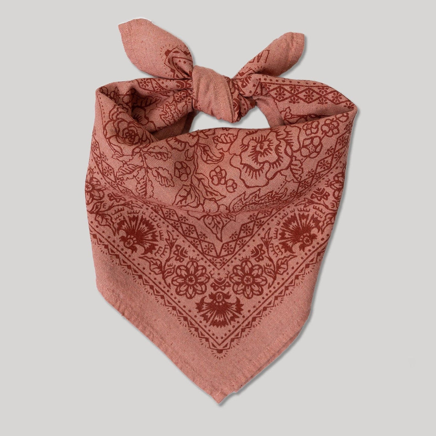 Natural Dye Silk Bandana | Cameo
