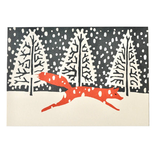 Card Fox in Winter