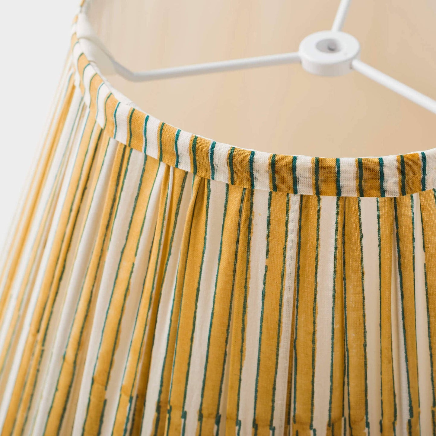 Candy Stripe Gathered Lampshade
