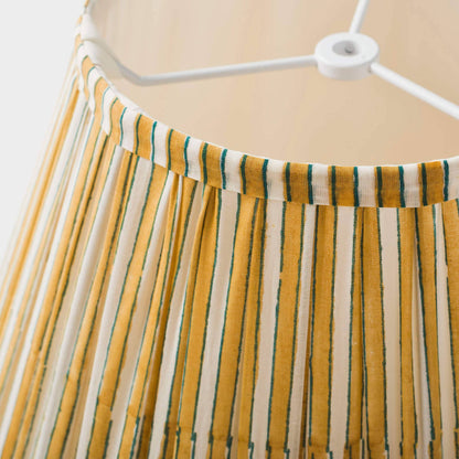 Candy Stripe Gathered Lampshade