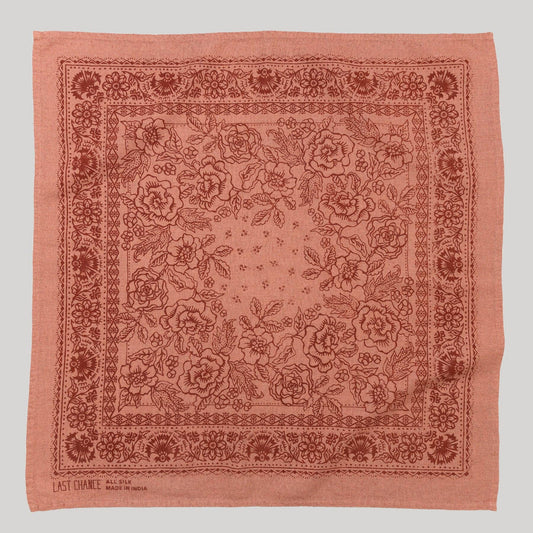 Natural Dye Silk Bandana | Cameo