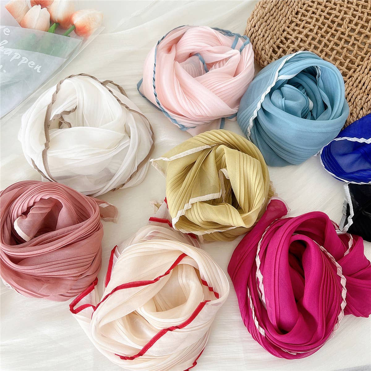 Sheer Square Scarf