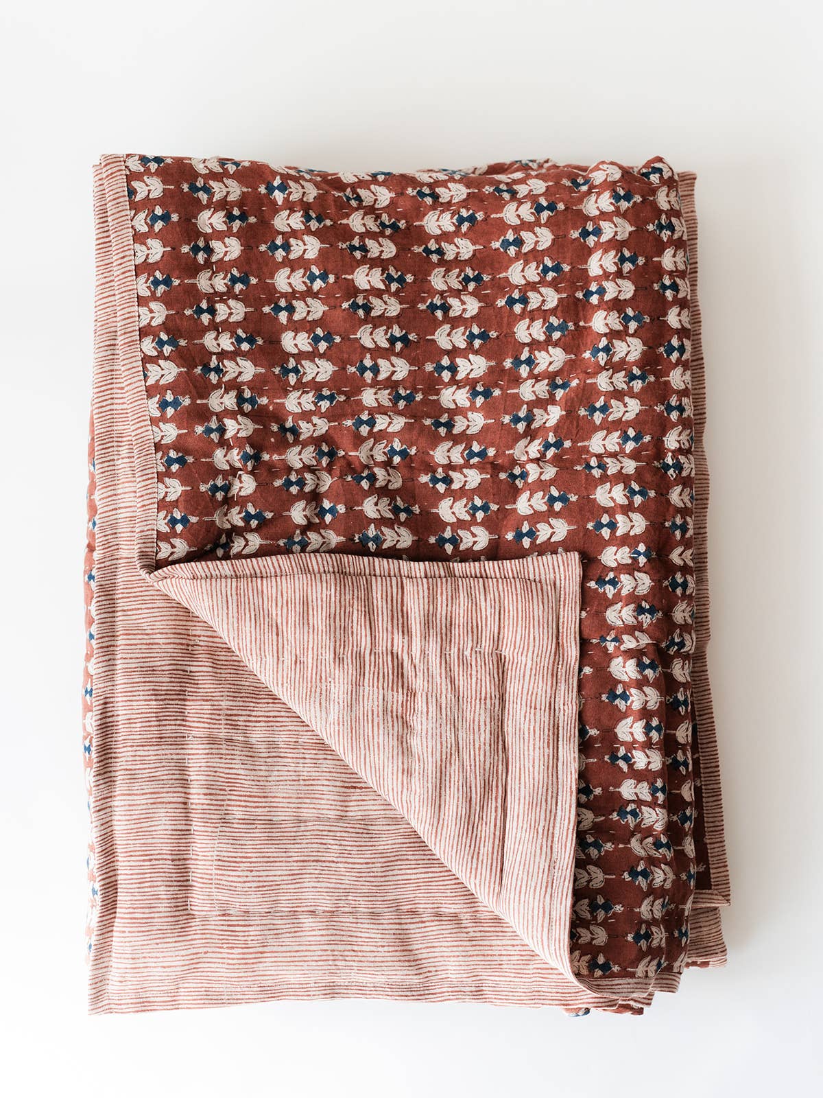 Blossom Block Print Quilt