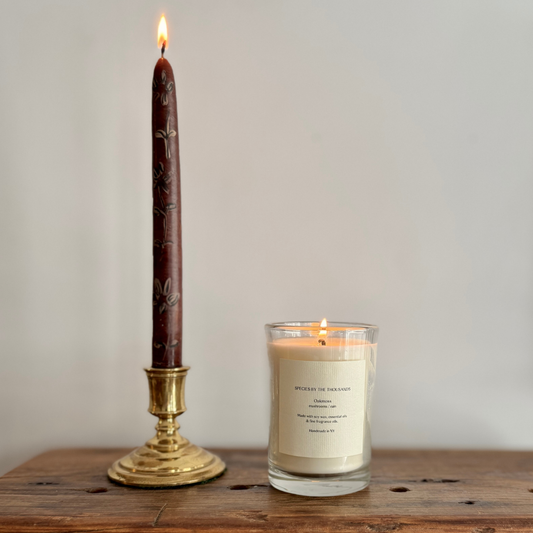 Oakmoss, Mushrooms + Rain Handcrafted Scented Soy Candle