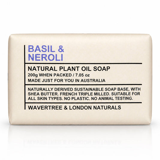 Wavertree & London Naturals Soap bar -  Basil & Neroli