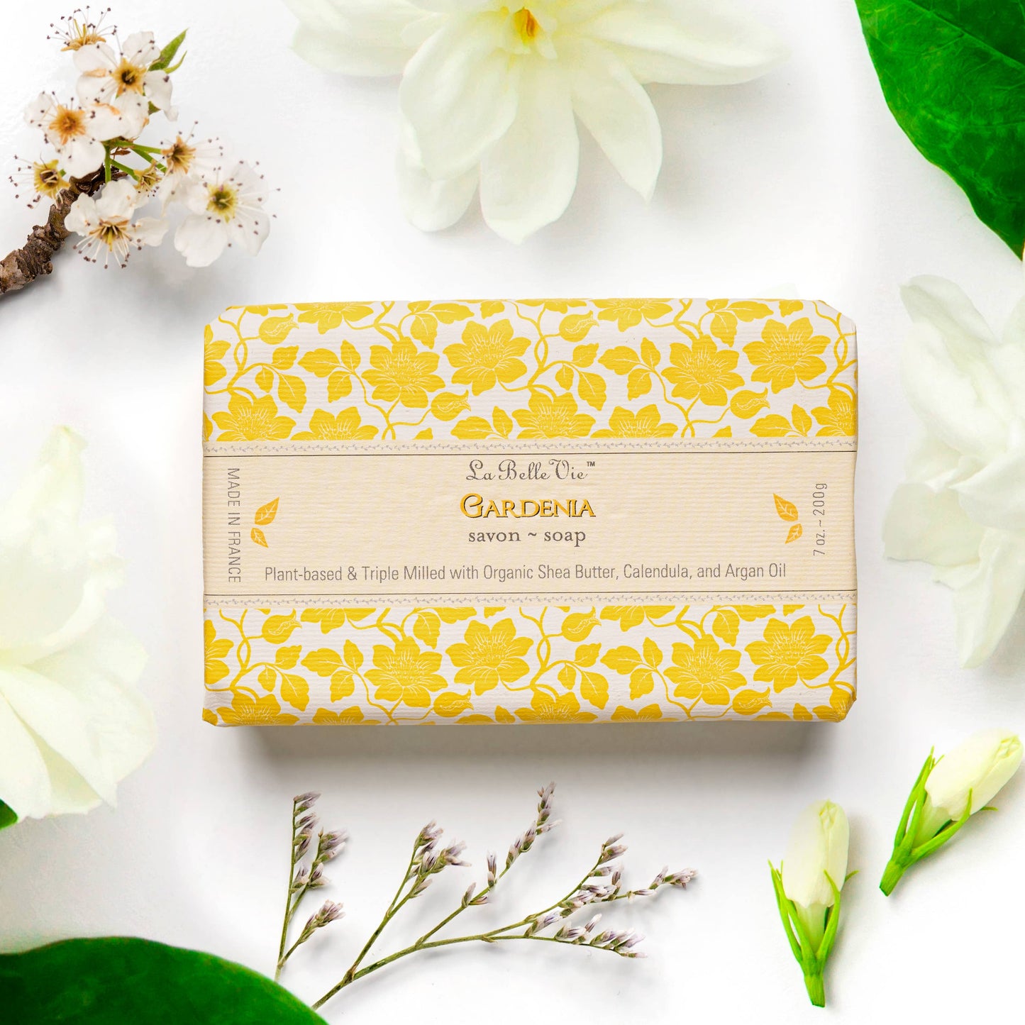 La Belle Vie Gardenia Soap - 7oz/ 200g
