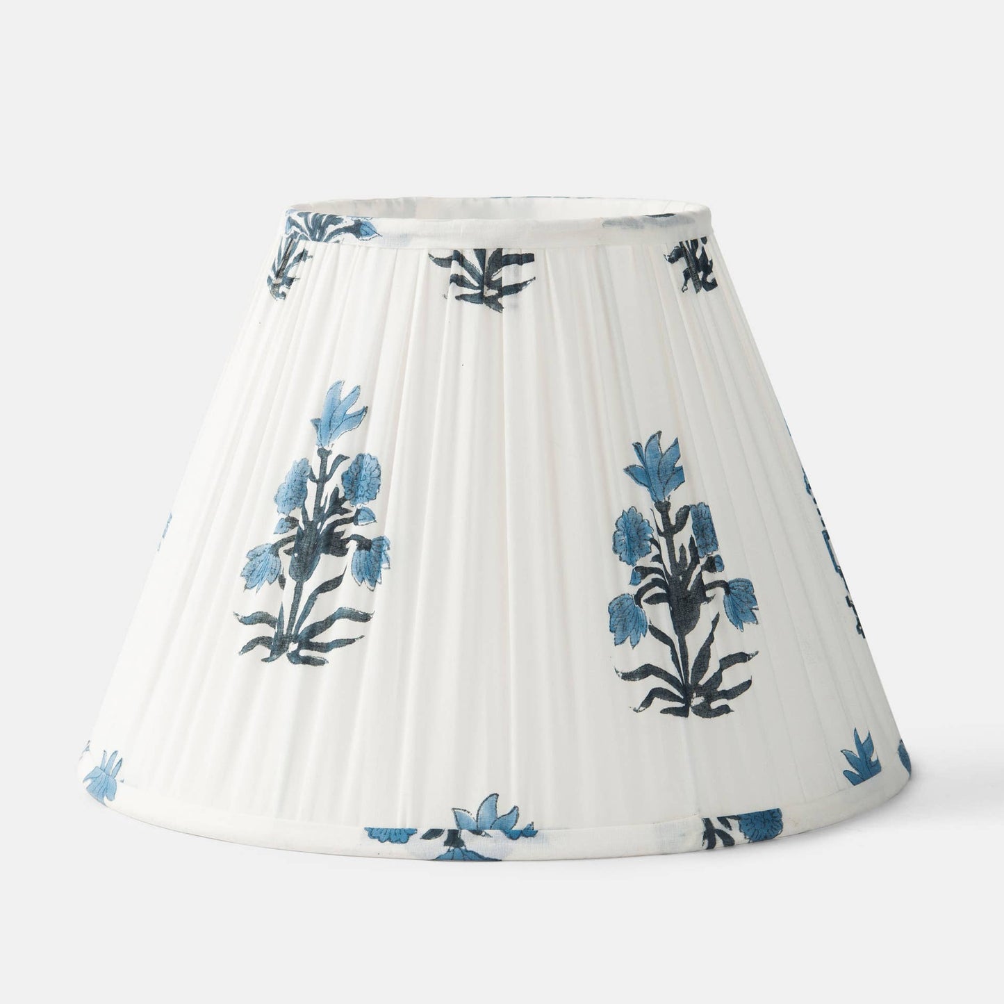 Azure Blossom Lampshade