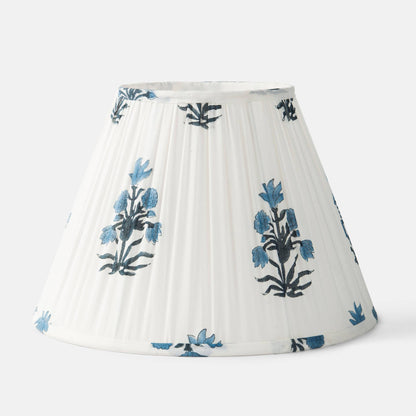 Azure Blossom Lampshade