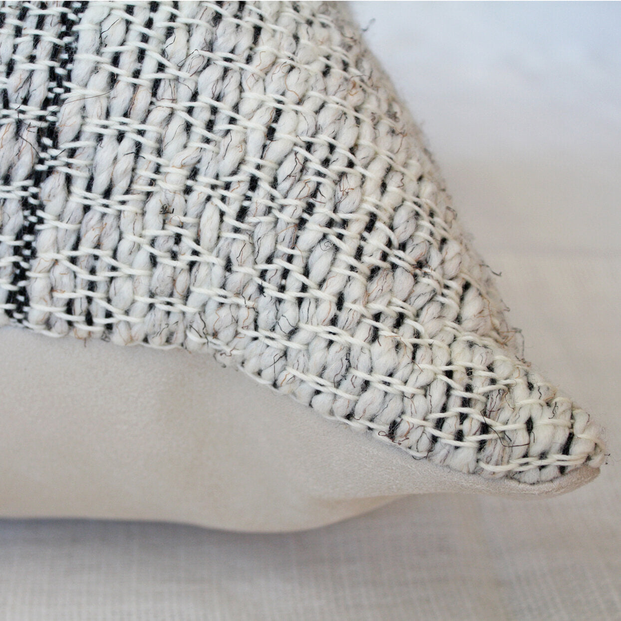 Tweeds Wheat Pillow - Handwoven