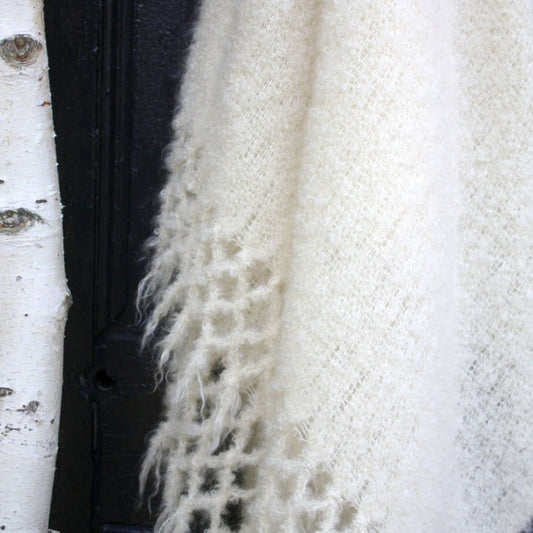 Mohair Bouclé Throw